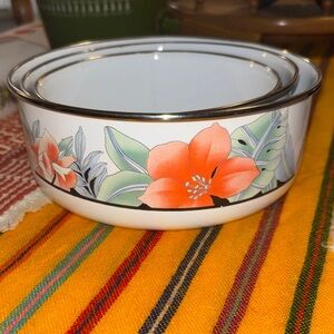 Vintage Enamel Nesting Bowls 70’s